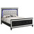 Valentino - 5/0 Queen Footboard & Slats - Black (BA9698B-320) Valentino - 5/0 Queen Footboard & Slats - Black (BA9698B-320)