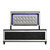 Valentino - 5/0 Queen Footboard & Slats - Black (BA9698B-320) Valentino - 5/0 Queen Footboard & Slats - Black (BA9698B-320)