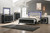 Valentino - 5/0 Queen Footboard & Slats - Black (BA9698B-320) Valentino - 5/0 Queen Footboard & Slats - Black (BA9698B-320)