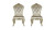 Monique - Side Chair (Set of 2) - Champagne (D992-20)