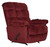 Nettles - Chaise Rocker Reclining With Deluxe Heat/Massage - Merlot (47372-1765/40)