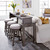 Modern Farmhouse - 4 Piece Dining Room Set - Gray (406-OT-4PCS)