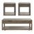 Bartlett Field - 3 Piece Set (1 Cocktail 2 End Tables) - Gray (798-OT-3PCS)