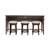 Mill Creek - 4 Piece Console Set (Bar Console & 3 Stools) - Dark Brown (792-OT-4PCS)