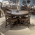 Paradise Valley - 5 Piece Pedestal Table Set - Dark Brown (297-DR-5PDS)