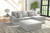 Titan - 2 Piece Sofa Chaise With Comfort Coil Seating, 45'' Cocktail Ottoman And 5 Accent Pillows Included (Right Side Facing Chaise) - Moonstruck (3480/46/76/12-18)