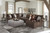 Galaxy - 3 Piece Sectional With RSF Chaise, Comfort Coil Seating, 9 Included Accent Pillows And Cocktail Ottoman (2480/30/62/76/28-48)