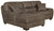 Royce - 2 Piece Sofa Chaise (RSF Loveseat / LSF Chaise) - Brown (4043/75/42-19)