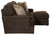 Mammoth - 2 Piece Sofa Chaise With RSF Chaise - Chocolate (4376/76/46-49)