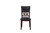 Gia - Dining Chairs (Set of 2) - Ebony - Faux Leather (D1701-20-EBY)