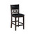 Gia - 3 Piece Dining Set (Counter Drop Leaf Table & 2 Chairs) - Ebony (D1701-42S-EBY)
