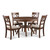 Cori - 5 Piece Round Dining Set - Cherry (D1719-50S-CHY)