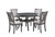 Amy - 5 Piece Dining Set - Gray (D3651-50S-GRY)