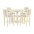 Amy - 5 Piece Counter Dining Set - Bisque (D3651-52S-BSQ)