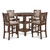 Amy - 5 Piece Counter Dining Set - Cherry (D3651-52S-CHY)