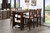 Amy - 5 Piece Counter Dining Set (Table With Storage & 4 Chairs) - Cherry (D3651-60CS-CHY)