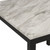 Celeste - 5 Piece Marble Finish Counter Dining Set (Table & 4 Chairs) - Gray (D400-52S-GRY)