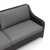 Skye - 2 Piece Outdoor Set (Sofa & Slat Top Coffee Table) - Gray (G807G-30S) Skye - 2 Piece Outdoor Set (Sofa & Slat Top Coffee Table) - Gray (G807G-30S)