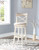 York - Bar Stool - Antique White (S1219-BS-FW)