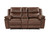 Ryland - Console Loveseat With Power Footrest - Brown (U5985-25P1-BRN)