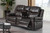 Kellen - Console Loveseat With Dual Recliners - Brown (U6023-25-BRN)
