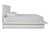 Sapphire - 6/6 King Bed - White (00-2643-100)