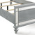 Valentino - 3/3 Twin Bed - Silver (02-9698S-500)
