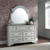 Magnolia Manor - 5 Piece Bedroom Set (King Panel Bed, Dresser & Mirror, Chest, Nightstand) - White (244-BR-KPBDMCN)