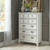 Allyson Park - 5 Piece Bedroom Set (California King Panel Bed, Dresser & Mirror, Chest, Nightstand) - White (417-BR-CPBDMCN)