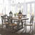 Lindsey Farm - 7 Piece Trestle Table Set - Dark Gray (62-CD-7TRS)