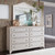 Farmhouse Reimagined - 4 Piece Bedroom Set (King Poster Bed, Dresser & Mirror, Nightstand) - White (652-BR-KPSDMN)