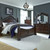 Messina Estates - 4 Piece Bedroom Set (King Poster Bed, Dresser & Mirror, Chest) - Dark Brown (737-BR-KPSDMC)