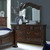 Messina Estates - 4 Piece Bedroom Set (King Poster Bed, Dresser & Mirror, Chest) - Dark Brown (737-BR-KPSDMC)