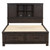 Thornwood Hills - 4 Piece Bedroom Set (King Bookcase Bed, Dresser & Mirror, Chest) - Dark Gray (759-BR-KBBDMC)