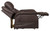 Haywood - Power Headrest Power Lift Lay Flat Recliner With Heat & Massage - Chocolate - 44"