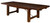 Tuscany - Extension Table 30" - Dark Brown
