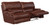 Wembley - Italian Leather Match Lay Flat Reclining Sofa - Walnut