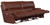 Wembley - Italian Leather Match Power Layflat Reclining Sofa With Power Adjustable Headrest - Walnut
