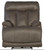 Anders - Power Headrest/Lumbar Power Lay Flat Reclining With Heat & Massage & Extended Ottoman - Charcoal - 42.5"