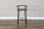 Metroflex - 30" Barstool With Wood Seat - Rustic Oak Metroflex - 30" Barstool With Wood Seat - Rustic Oak
