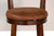 Santa Fe - 24" Swivel Barstool With Cushion Seat & Back - Dark Brown