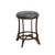 Santa Fe - 24" Swivel Stool With Cushion Seat - Dark Brown