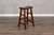 Santa Fe - 30" Saddle Seat Stool With Wood Seat - Dark Brown