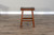 Tuscany - 24" Saddle Seat Stool With Wood Seat - Brown