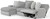 Abraxas - 3 Piece Power Reclining Sectional With 1 Lay-Back Chaise And 1 Recliner (LSF Chaise) - Moonstruck
