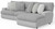 Abraxas - 3 Piece Power Reclining Sectional With 1 Lay-Back Chaise And 1 Recliner (RSF Chaise) - Moonstruck
