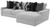 Arlo - 2 Piece Oversized Sofa Chaise (RSF Chaise) - Arctic