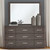 Cascade Falls - Dresser & Mirror - Satin Espresso Cascade Falls - Dresser & Mirror - Satin Espresso