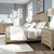 Brentwood - 4 Piece Bedroom Set (California King Panel Bed, Dresser & Mirror, Nightstand) - Sandstone