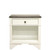 Grand Haven - One Drawer Nightstand - Feathered White / Rich Charcoal Grand Haven - One Drawer Nightstand - Feathered White / Rich Charcoal